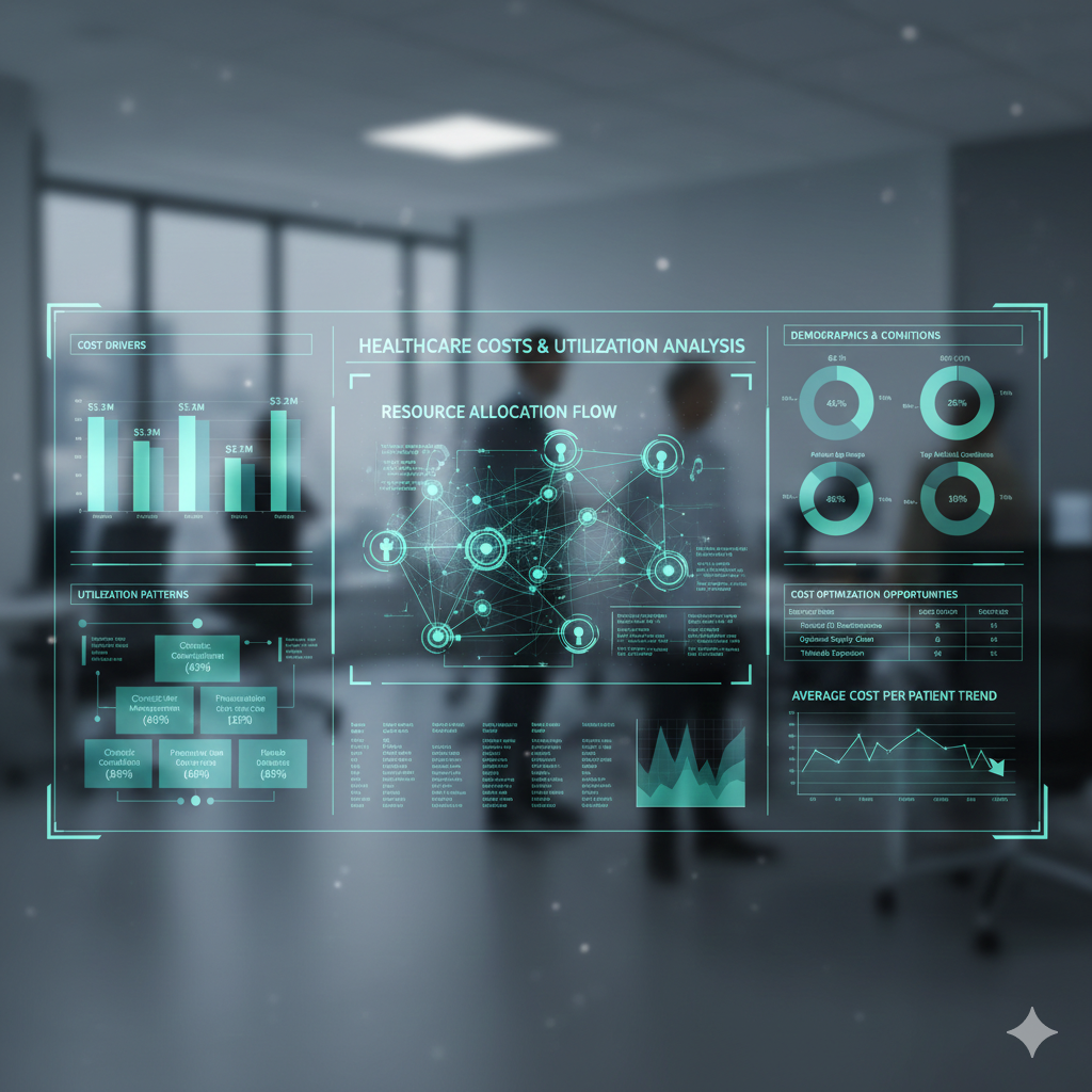 Healthcare Costs & Utilization Analysis Visualization