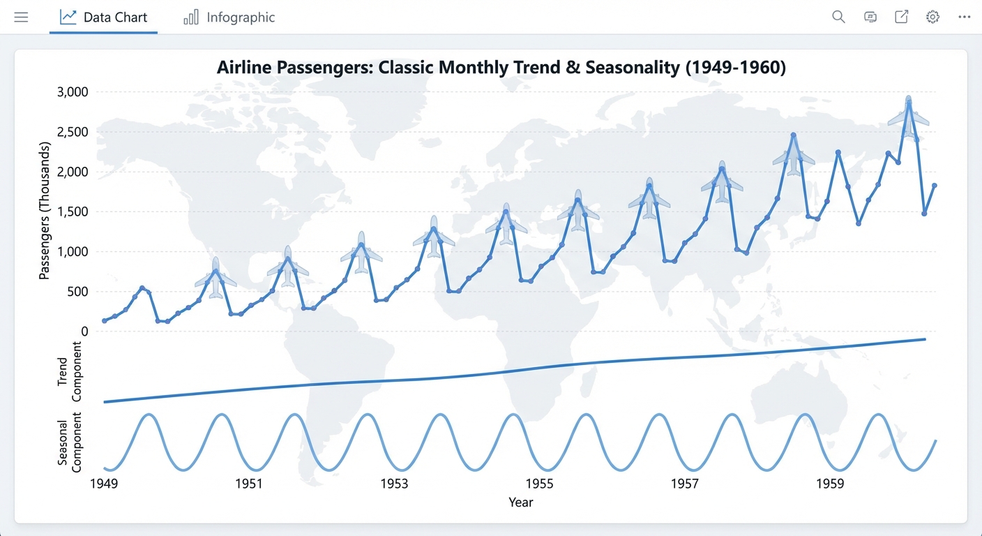 Airline Passenger Time Series