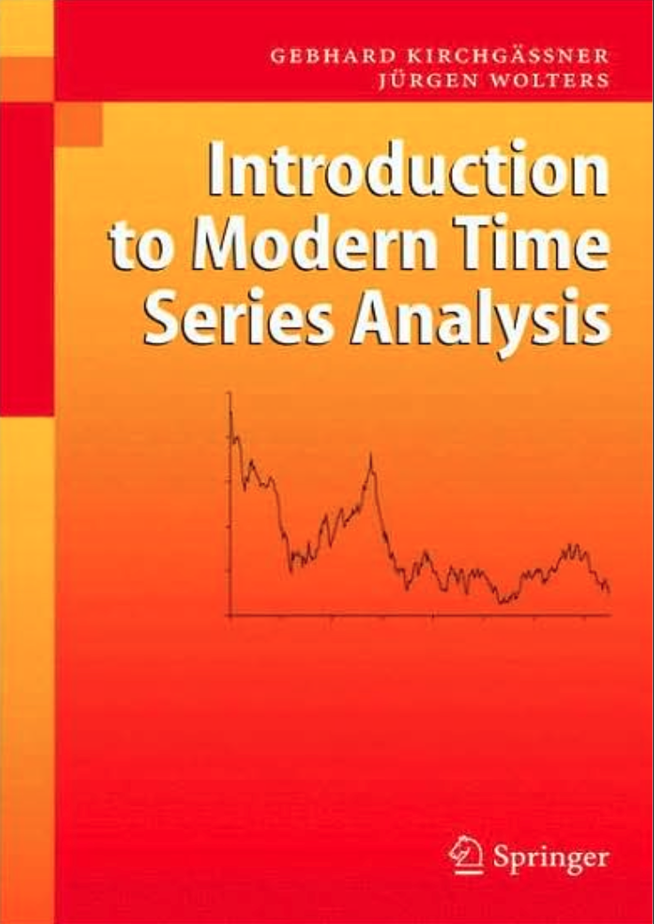 Introduction to Modern Time Series Analysis cover